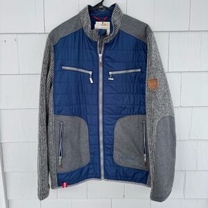 Almgwand Hybrid Austrian Jacket Primaloft Mohair Wool Full Zip size XL NWT
